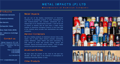 Desktop Screenshot of metalimpacts.com